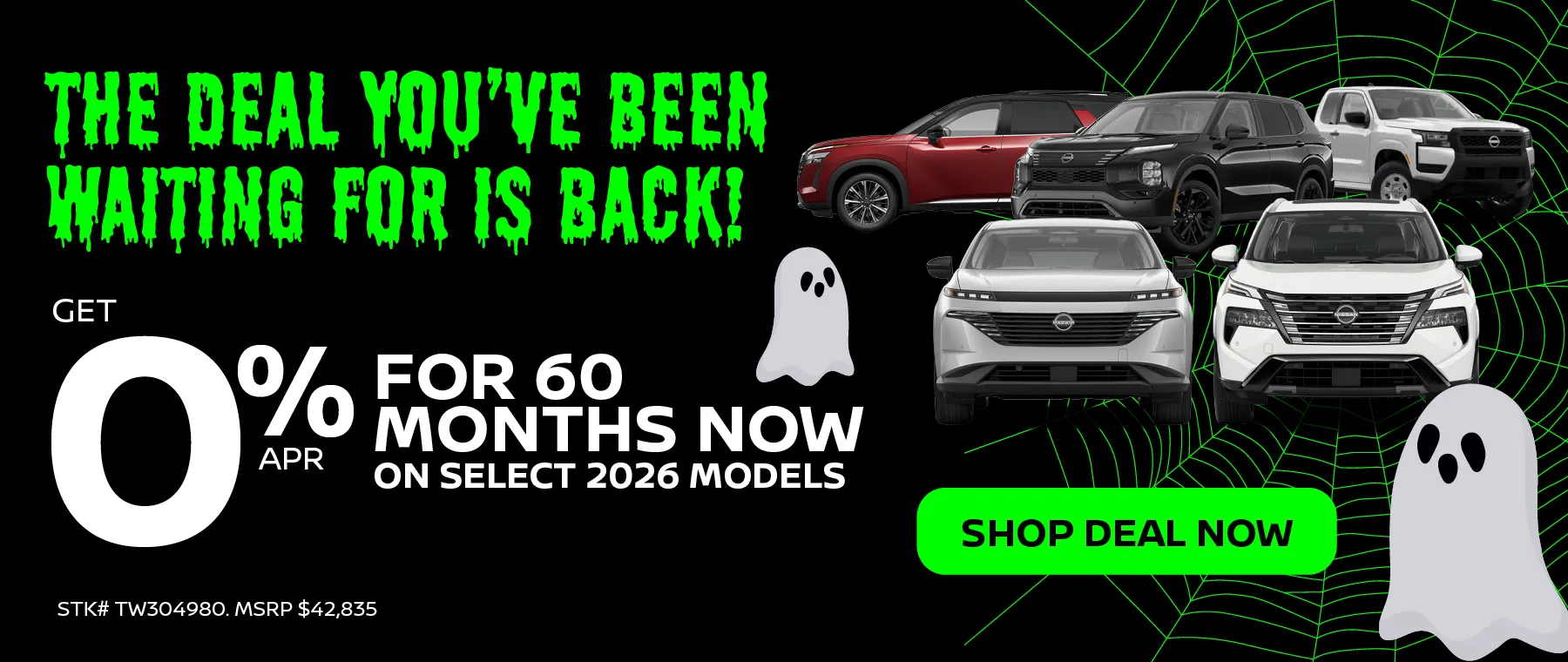 0% APR on Select 2026 Models
