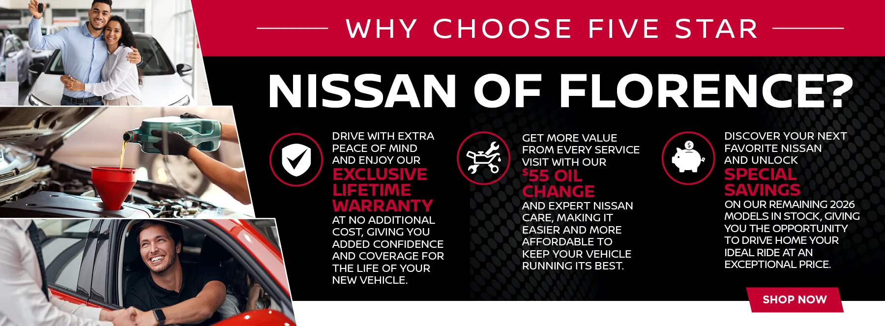 Why Choose Five Star Nissan of Florence