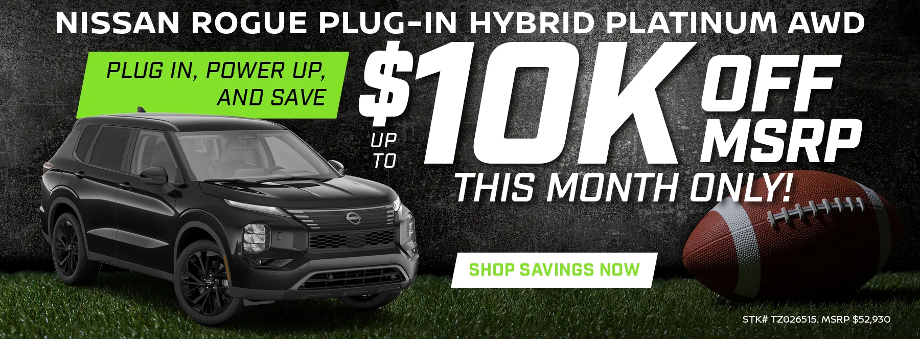 2026 Nissan Rogue PHEV - Savings Offer