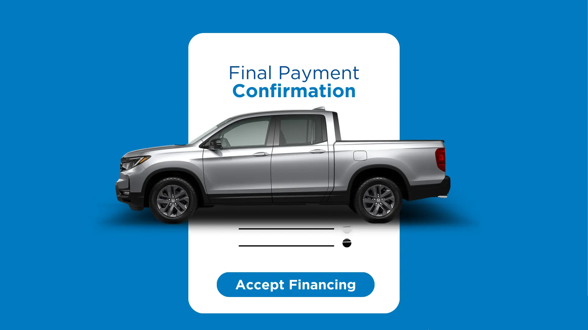 Step Five Final Confirmation Offer