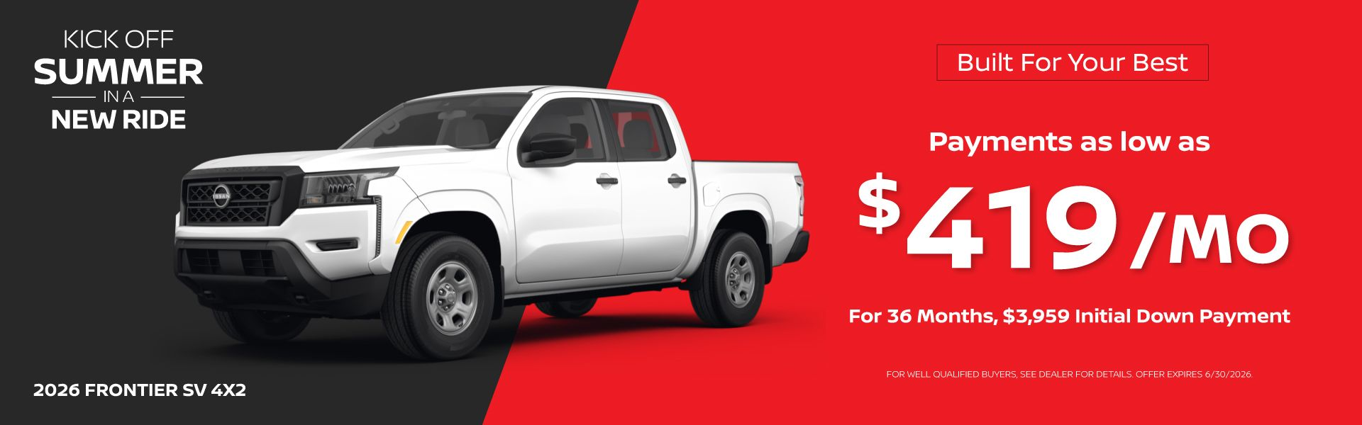 2026 Frontier SV 4x2 undefined