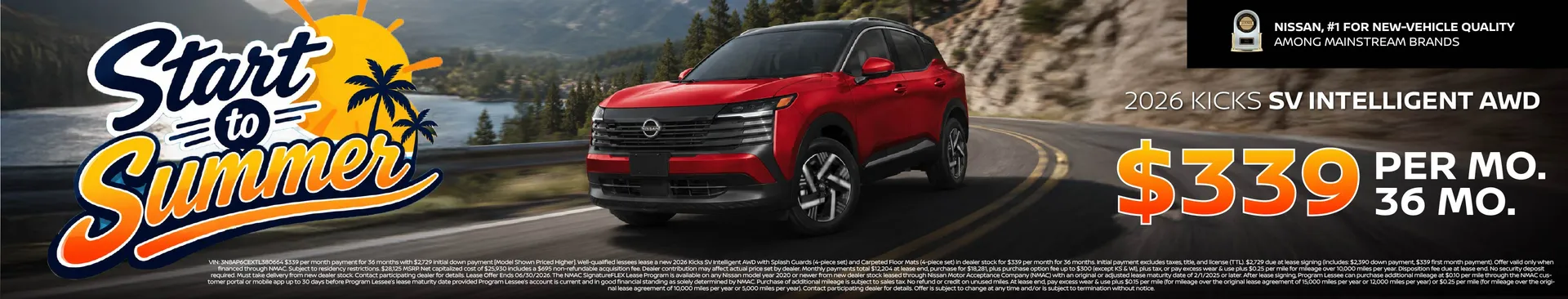 June Nissan Kicks Special Offer